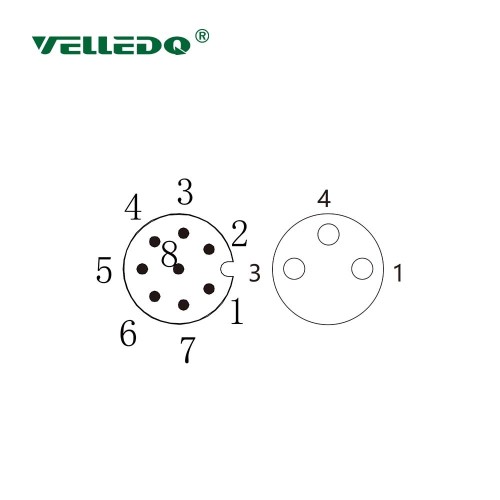 M8-A3-4K3-M12 Распределительная коробка