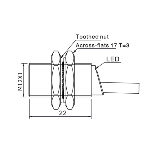 TSSF12-04NC Индуктивный датчик
