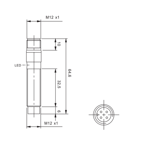 TPN12-08PR-E2 Индуктивный датчик