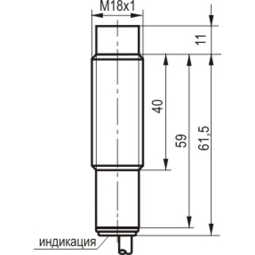 Бесконтактный выключатель ISN E41A-32N-8-LZ