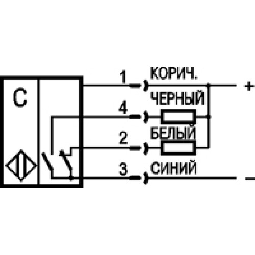 Бесконтактный выключатель CSB AC82A5-43N-10-LZS4