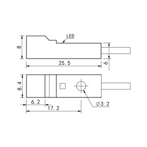 TEN09-2,5NO Индуктивный датчик