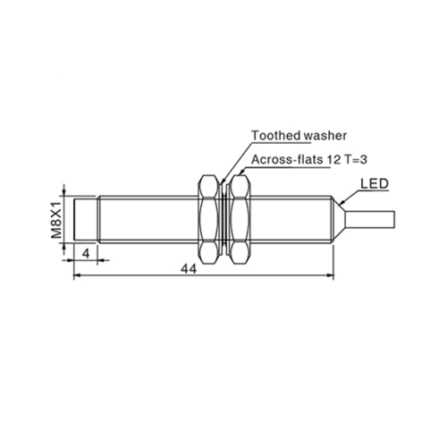 TDN08-02HC Индуктивный датчик