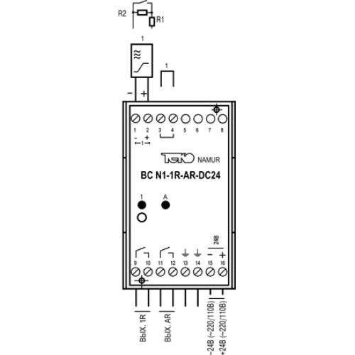 Блок сопряжения BC N1-1R-AR-DC24-C