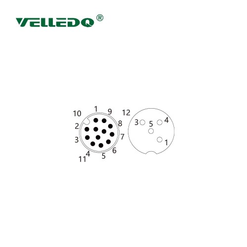 M12-A3-4K4P-M12 Распределительная коробка