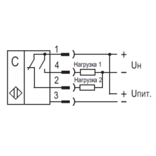 Бесконтактный выключатель CSN EC482B8-43P-20-LZS4-OP1