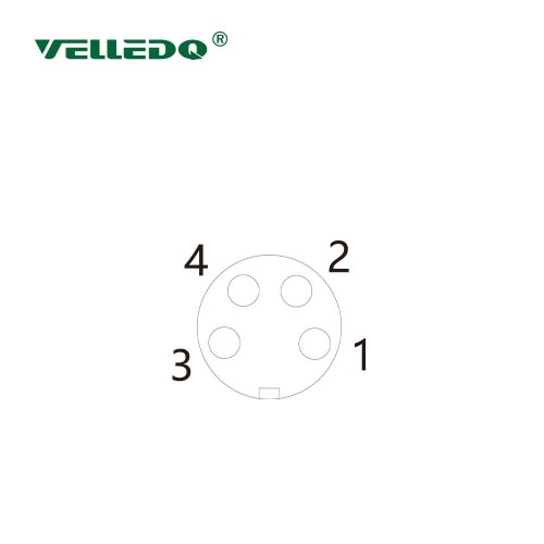 FLQ-M8-F04(M8)-0.3 Монтажный разъем