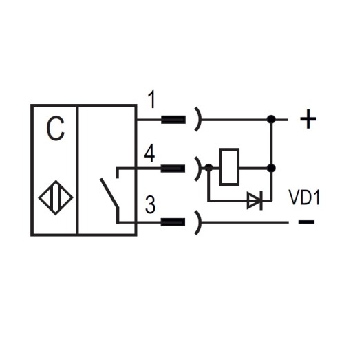 Бесконтактный выключатель CSN EC87P5-31N-20-LZS4