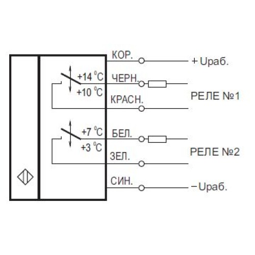 Датчик-реле температуры TT ZG71P8-94U-01-P-C-0,9